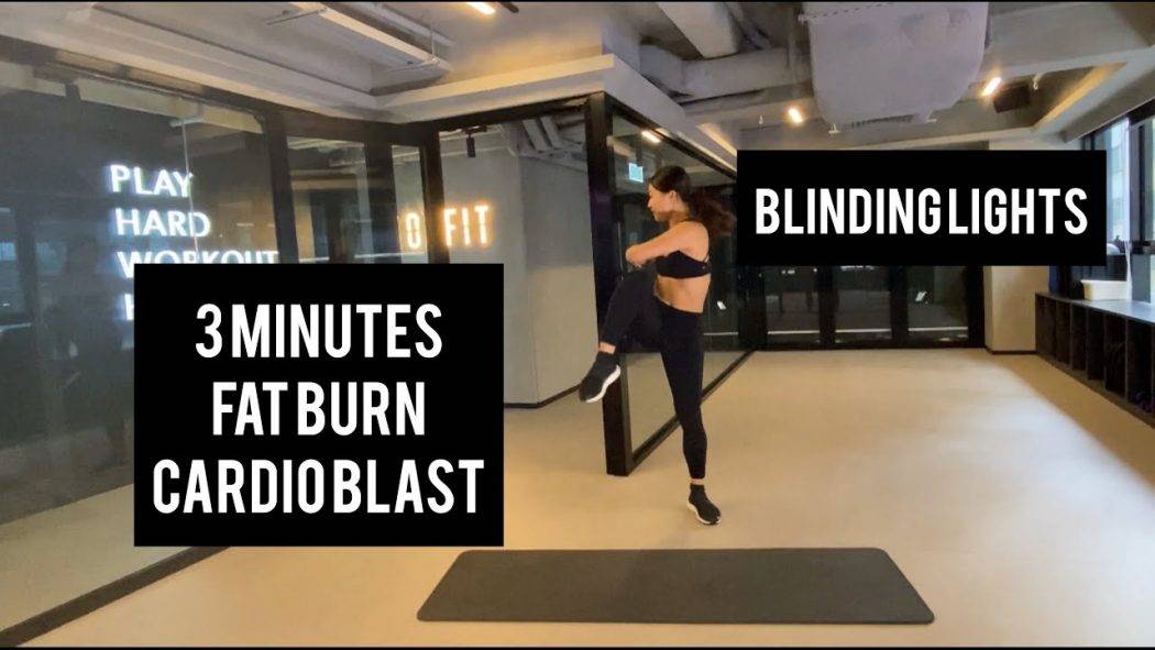 Blinding Lights – The Weeknd: 3-minute Fat Burn Cardio Blast Song Workout