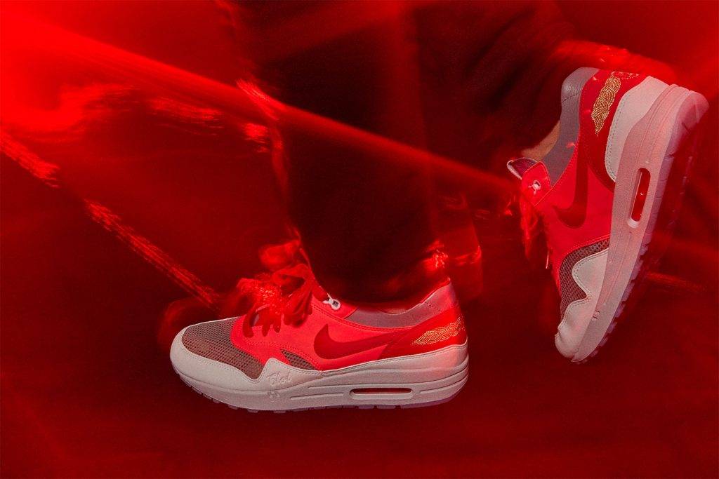 CLOT x Nike Air Max 1 K.O.D. Solar Red 