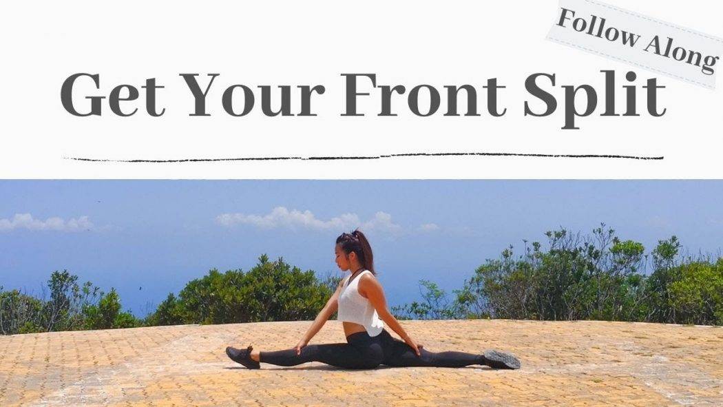Get your FRONT SPLIT in 12 mins! Follow along! Easy stretch! – Stella Mak Yoga