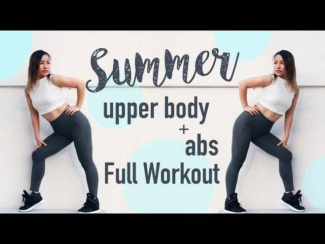 upper body + abs full workout! Prepare for your summer crop tanks! 著小背心冇難度！