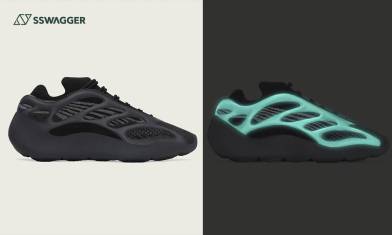 YEEZY 700 V3 Dark Glow諜圖流出！漆黑中的螢火蟲