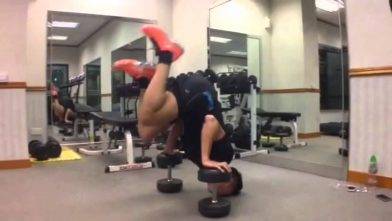 what dumpbells can do in the gym room