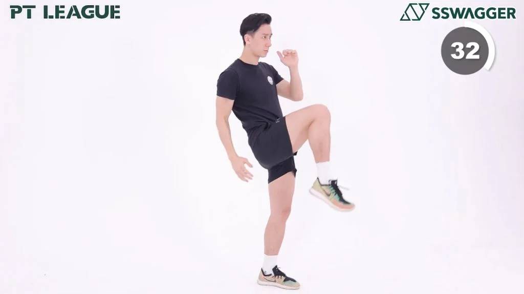 拳擊訓練8招助全身減脂！跟 #PTLeague 教練鍛鍊上、下身修飾身形線條 - Lunge and Knee