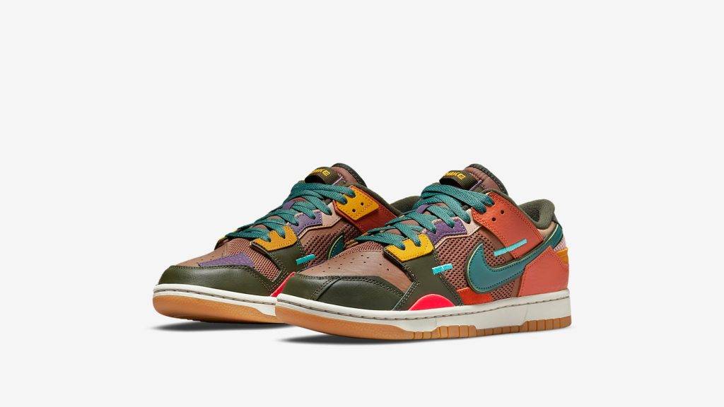 Nike Dunk Scrap Archeo Brown brown and multi colourway