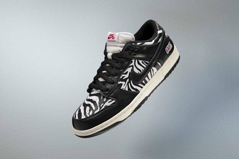quartersnacks nike sb zebra
