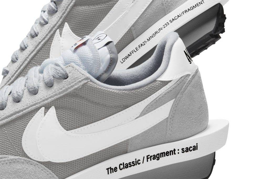 sacai x fragment design x Nike LDWaffle Blue Void、Light Smoke Grey 官方圖登場！上架預告一同來襲