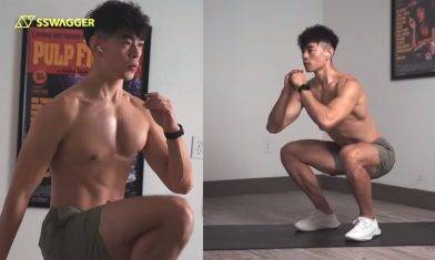 增肌減脂訓練每日10分鐘即可！人氣健身YouTuber示範徒手燃脂動作