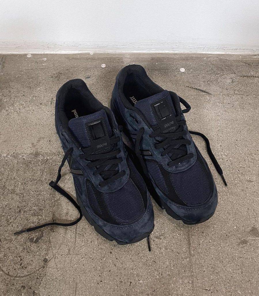 JJJJound x New Balance 990v4 black and navy colourway to be released in Fall Winter season 2021