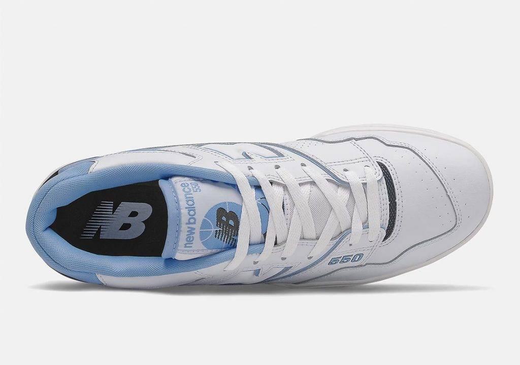 New Balance 550 UNC Carolina Blue and white colourway to be released in 2021