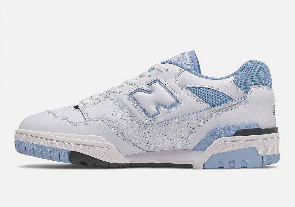 New Balance 550 UNC Carolina Blue and white colourway to be released in 2021