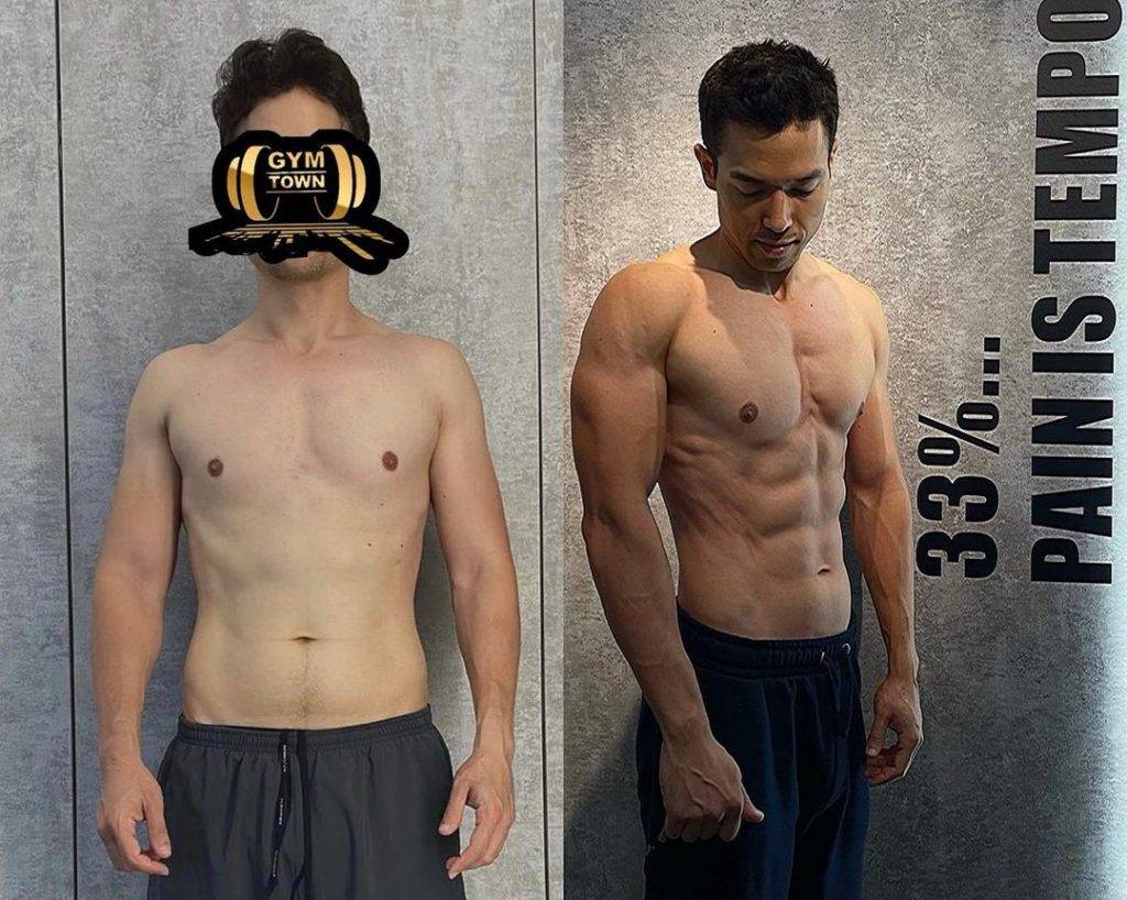 馬甲線訓練 Derek Mackesy麥大力以4個月時間，體脂由14%減至5%，肌肉量增加2.5kg，可見認真運動的成果是絕不會騙人！