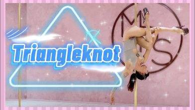 【Pole Dance教室】Triangleknot || Pole tricks || 鋼管舞 || PDtriangleknot