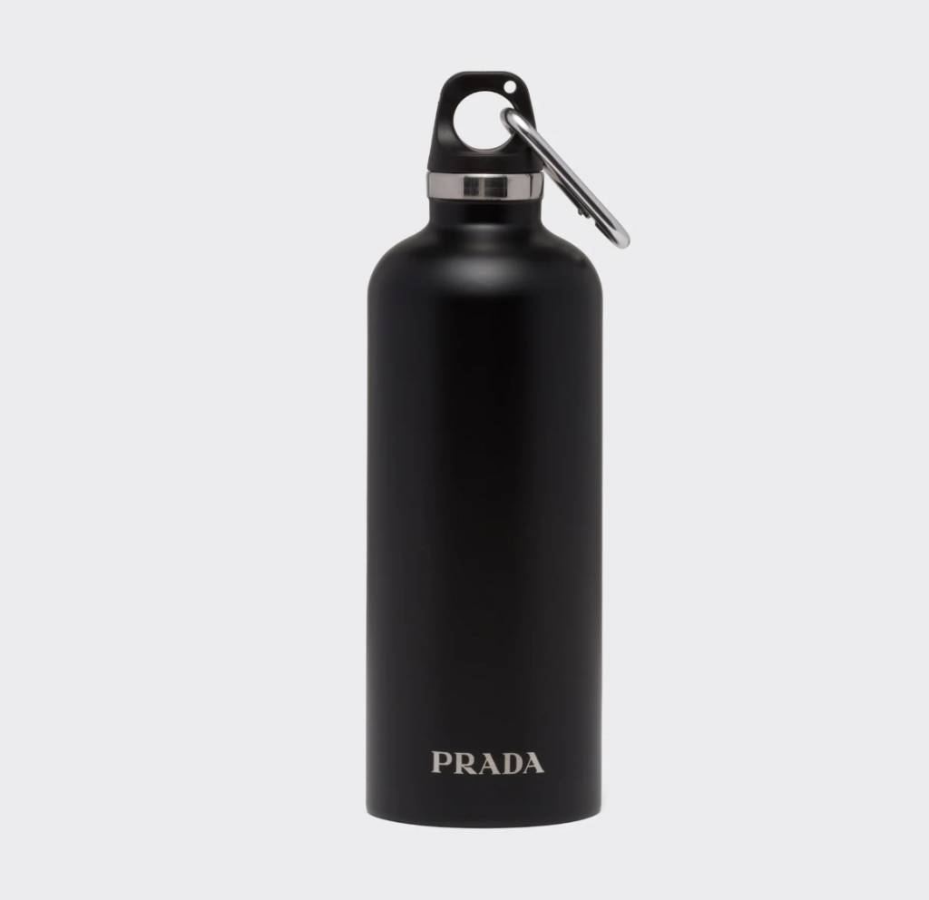 名牌環保水樽 環保名牌水樽 環保名牌水樽：Prada Stainless steel water bottle