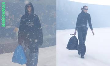 BALENCIAGA推$14,000全球最貴垃圾袋  低碳皮革、時裝騷喚關注烏克蘭難民