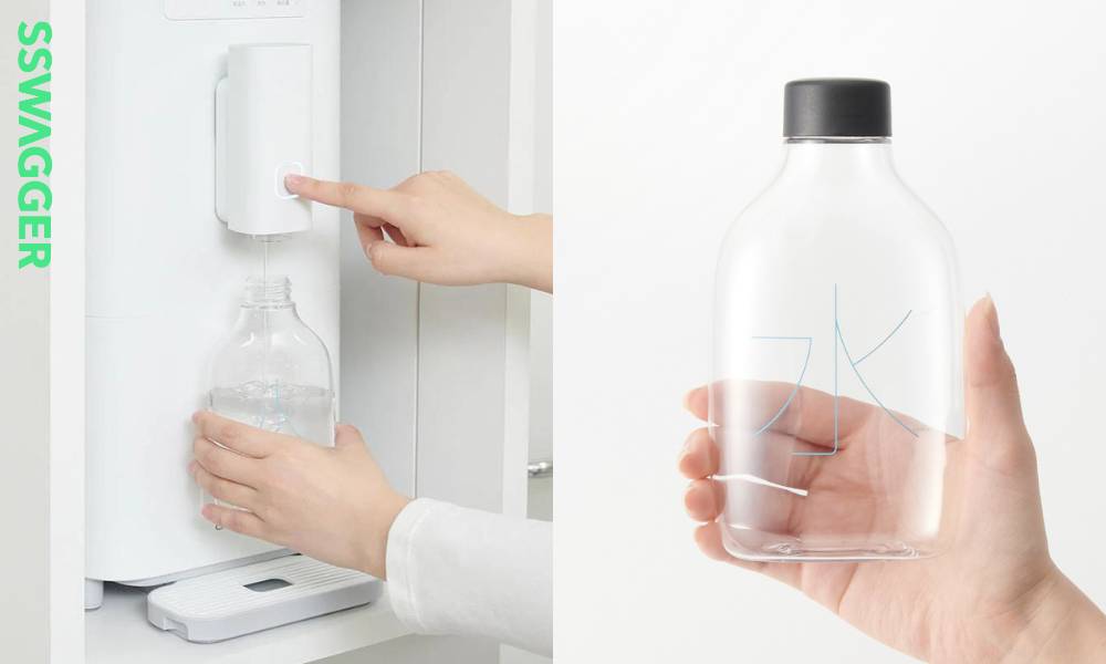 MUJI 扁身極簡環保水樽只售$15 日本推「水-MUJI Life」App隨時斟水