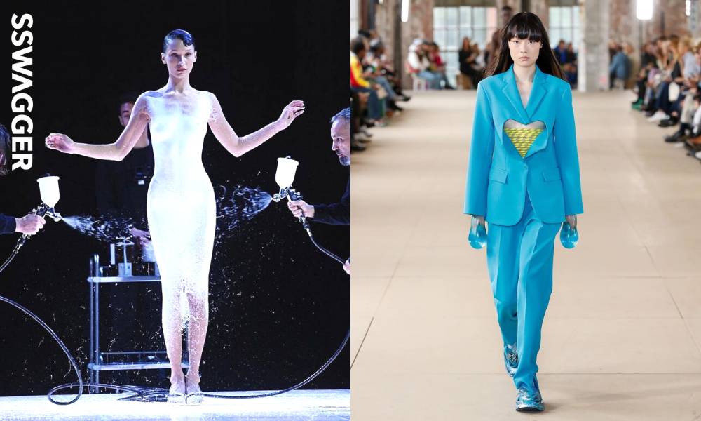 巴黎時裝周2023春夏 Coperni現場噴漆洋裝是永續科技 5個品牌永續舉動一覽