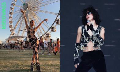 7大Coachella不敗火辣穿搭 金屬感、透視裝 音樂節這樣穿就對了