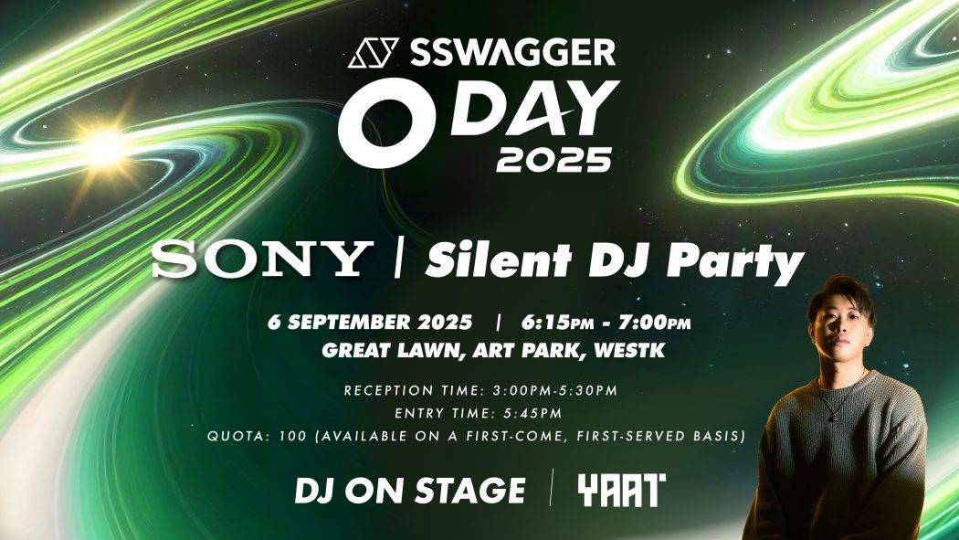 《SSwagger x Sony Silent DJ Party》活動登記｜Registration